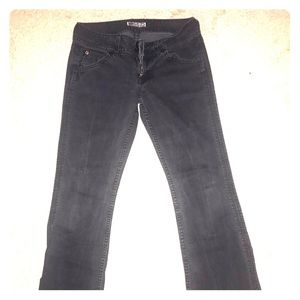 Hudson Sz 28 Black Boot cut Jeans